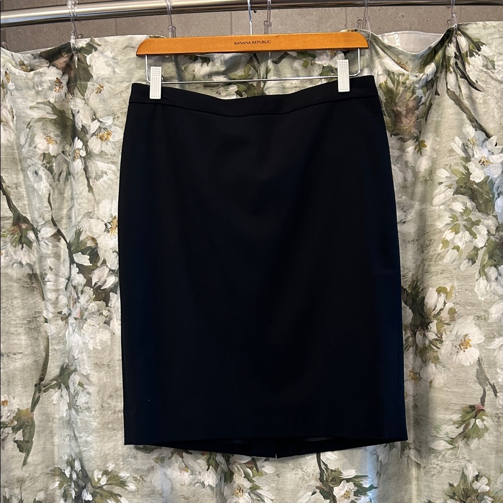 NWT J. Crew Black Pencil Skirt
